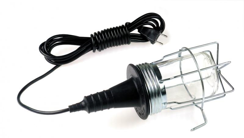 Eurolux Korflooplamp rubber 60W - 230V - schroefdraadkorf zonder kabel